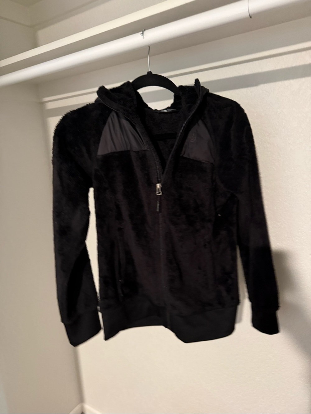 The North Face Women's Oso Black Plush Full-Zip Hoodie